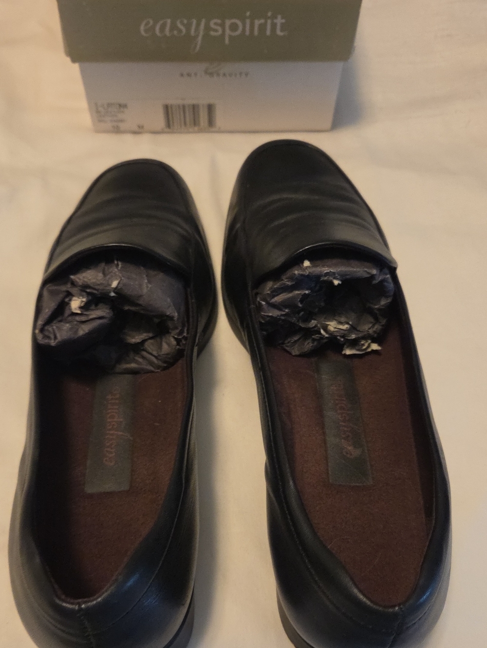 Easy Spirit Black Slip-On Loafers
